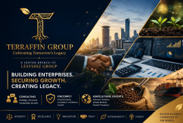 Gold Terraffin tree logo